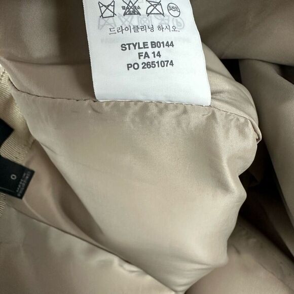 J. Crew Women's Wool Zip Pocket Mini Skirt Size 0 - Picture 7 of 7